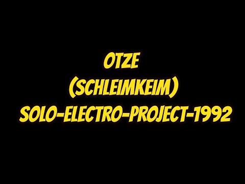 Youtube: Otze (SchleimKeim) - "Solo Electro Project 1992" [Full Album]