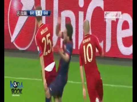Youtube: Robben vs Barcelona (Muller blocks Alba)