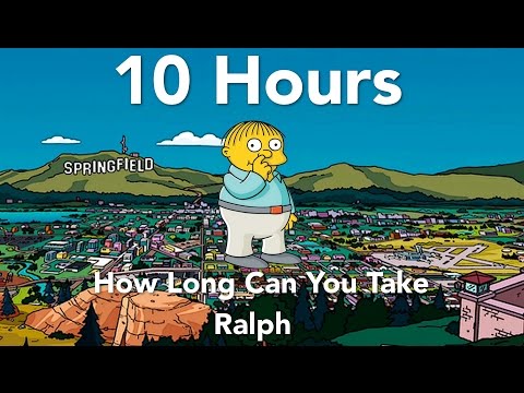 Youtube: 10 Hours Ralph Playing Duck (German)