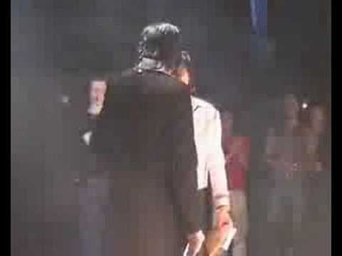 Youtube: Earnest Valentino  and Michael Jackson on Stage