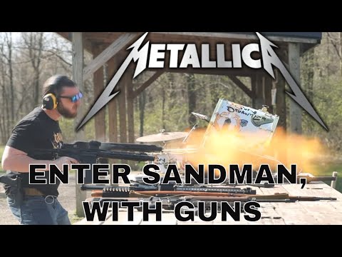 Youtube: Metallica - Enter Sandman, With Guns #metallica