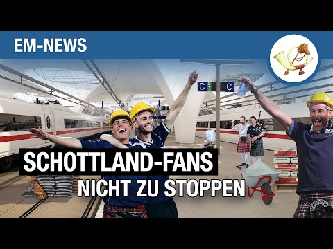 Youtube: Betrunkene schottische Fans bauen Stuttgart 21 fertig