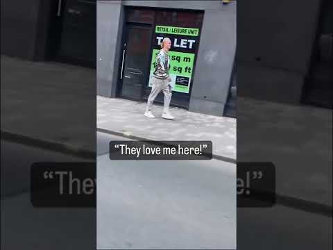 Youtube: Man United fans spotted Haaland out for a stroll in Manchester 😂