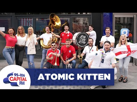 Youtube: Atomic Kitten Perform 'Southgate You're The One' With A Brass Band 🏴󠁧󠁢󠁥󠁮󠁧󠁿 | Capital