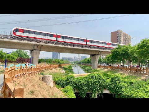 Youtube: Beijing S1 Maglev Line - 1.5 year in operation  S1线