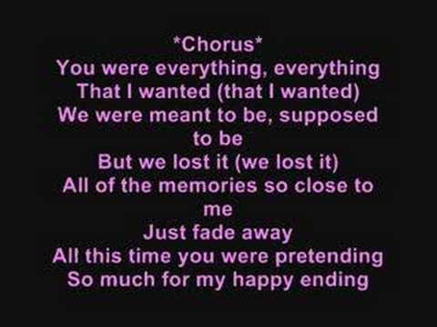 Youtube: My happy ending (with lyrics) - Avril Lavigne