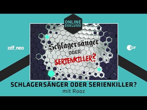 Youtube: Schlagersänger oder Serienkiller? mit Rooz | NEO MAGAZIN ROYALE mit Jan Böhmermann - ZDFneo
