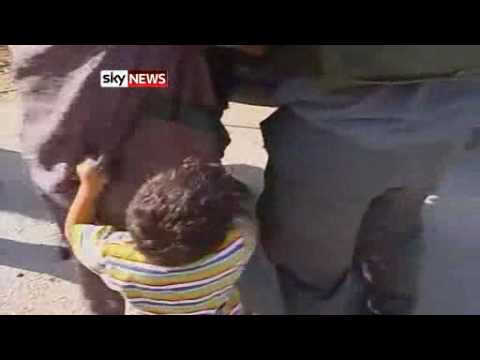 Youtube: Boy, Five, Begs Soldiers Not To Take His Dad