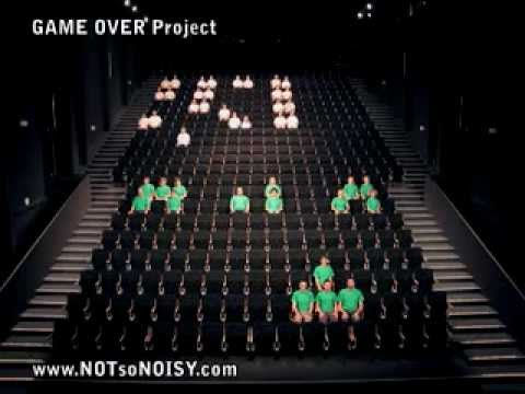 Youtube: The Original Human SPACE INVADERS Performance