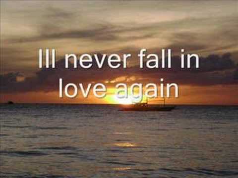 Youtube: I'll never fall in love again - elvis costello