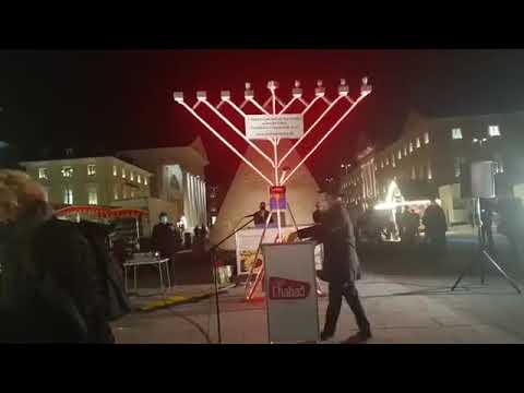 Youtube: jüdische Lichterfest Chanukkah Karlsruhe 2020
