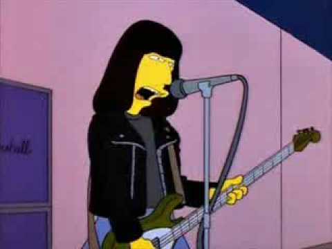 Youtube: Ramones - Blitzkrieg Bop live on the Simpsons