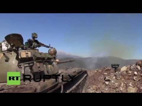 Youtube: Syria: Army takes Observatory 45 hill