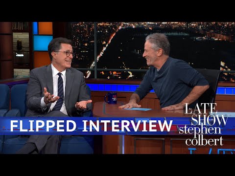 Youtube: Jon Stewart's Flipped Interview With Stephen Colbert