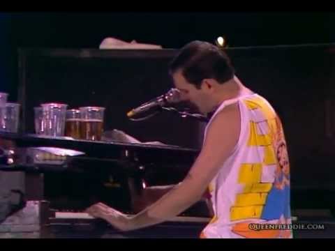 Youtube: Bohemian Rhapsody (Live at Wembley 11-07-1986)