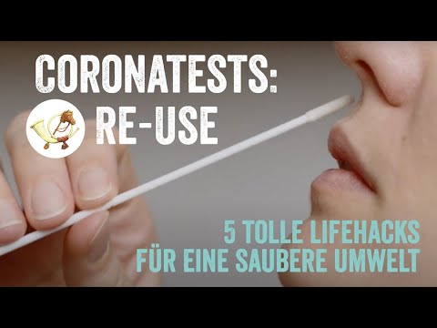 Youtube: Coronatests wiederverwenden: 5 tolle Lifehacks für eine saubere Umwelt