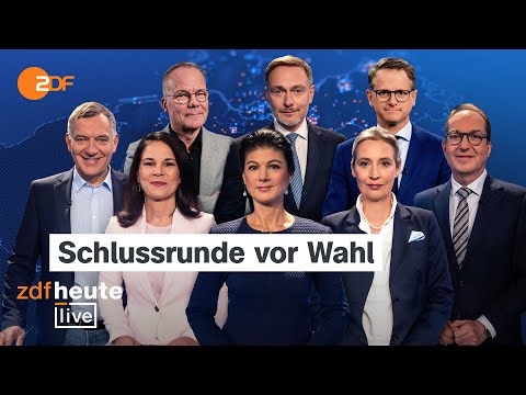 Youtube: Letzte TV-Debatte vor der Bundestagswahl | Analyse und Aussagencheck bei ZDFheute live