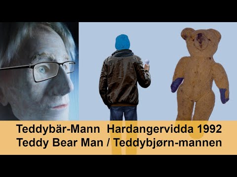 Youtube: Teddybär-Mann Hardangervidda 1992 / Teddy Bear Man Teddybjørn-mannen / Oslo Bergen Hamburg München