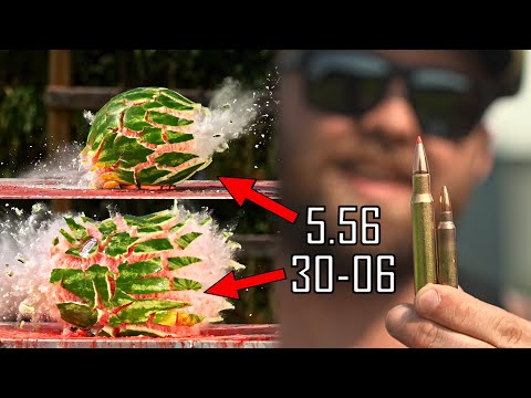 Youtube: Die irre Kraft der 30-06 in Superzeitlupe! Mit dem dicken Elektriker
