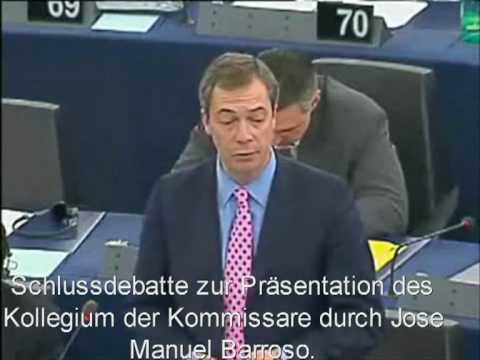 Youtube: Eine eiserne Faust ist über Europa gekommen - Nigel Farage