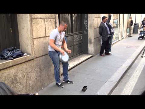 Youtube: The best street doumbek darbuka drum player in the world !!! (Rome, Italy)
