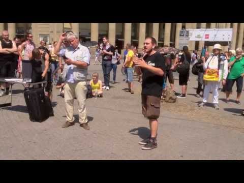 Youtube: Kein Staat! Kein Grundgesetz! Keine Währung! Und anderer Reichsbürger-Unfug -- Demo in Stuttgart