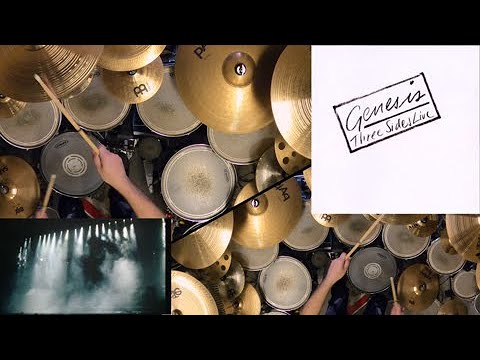 Youtube: Genesis - In the cage Medley/Afterglow (Three Sides Live) [Dual Drum Cover]