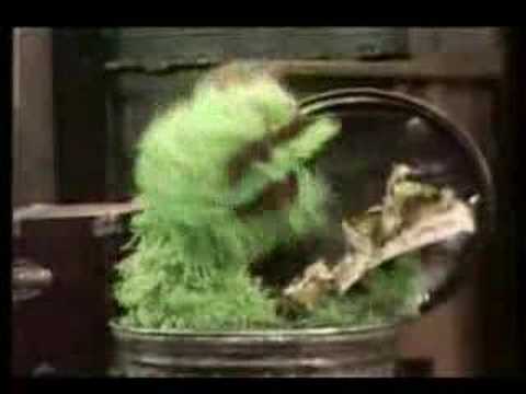 Youtube: Classic Sesame Street - Oscar sings "I Love Trash" (1970)