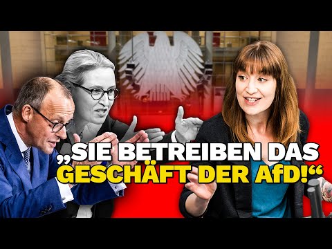 Youtube: Merz PAKTIERT Mit AfD Und Heidi Reichinnek Reagiert Mit Wutrede!