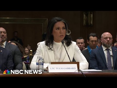 Youtube: Tulsi Gabbard criticizes 'weaponization' of the intelligence community in opening statement