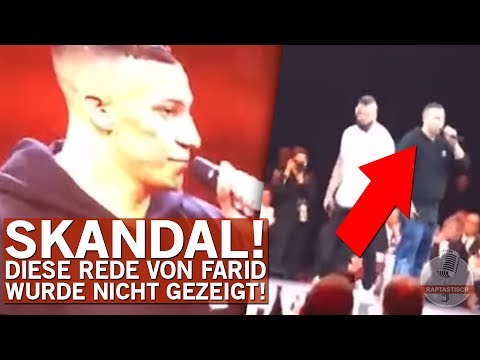 Youtube: Manipulation beim ECHO? – Rede von Farid Bang nicht gezeigt!