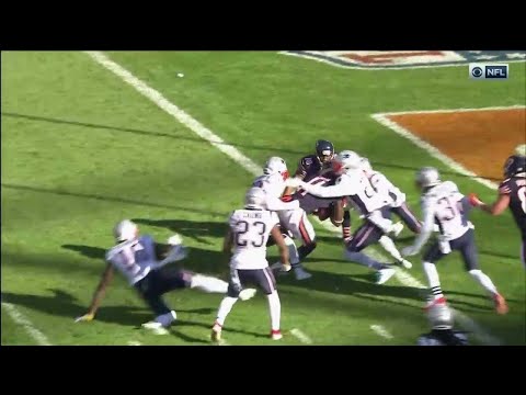 Youtube: Chicago Bears Hail Mary falls One Yard Short vs New England Patriots (2018)