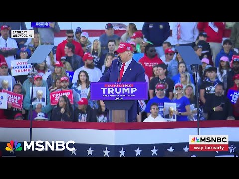 Youtube: Trump hails 'wonderful' Hannibal Lecter at New Jersey rally