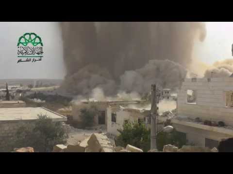 Youtube: ريف ادلب زلزال يستهدف حاجزي الحبوش والدحروج على يد الكتائب الإسلامية 14 10 2014