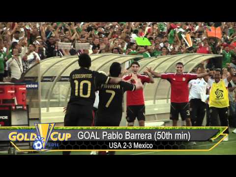 Youtube: Gold Cup Highlights: USA 2-4 Mexico