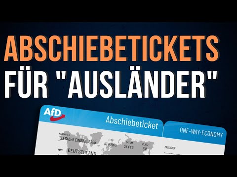 Youtube: Schon jetzt die widerlichste Wahlwerbung? Das AfD Abschiebeticket