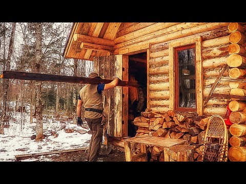 Youtube: Building a Rustic Log Cabin: Wood Plank Flooring and the Cost of Early Retirement