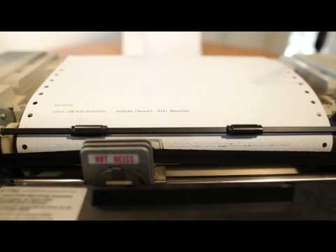 Youtube: DOT MACARENA PRINTER - Los del Río on a dot matrix printer [HD]