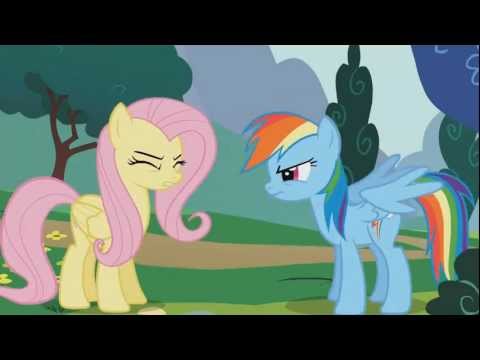 Youtube: Rainbow Dash and Fluttershy - Fus Ro Dah!