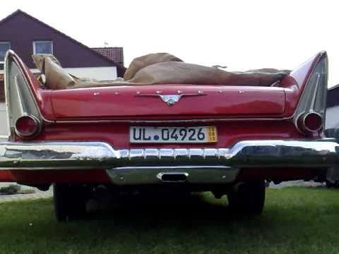 Youtube: My 1958 Plymouth Belvedere - Christine - exhaust sound revving