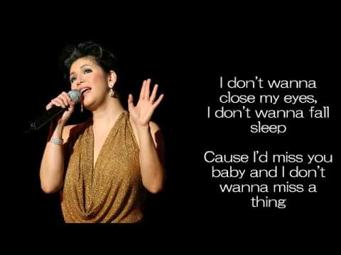 Youtube: I Don't Wanna Miss A Thing by Regine Velasquez