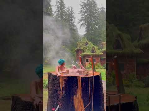 Youtube: The stump tub at Cabinland