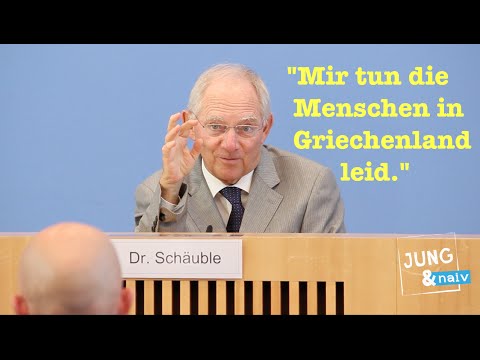 Youtube: Schäuble: "Mir tun die Menschen in Griechenland leid, aber..."