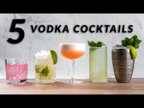 Youtube: 5 DELICIOUS VODKA COCKTAILS With Grey Goose Vodka