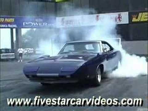 Youtube: 1969 Charger Daytona In Mopar Nationals Burnout Contest