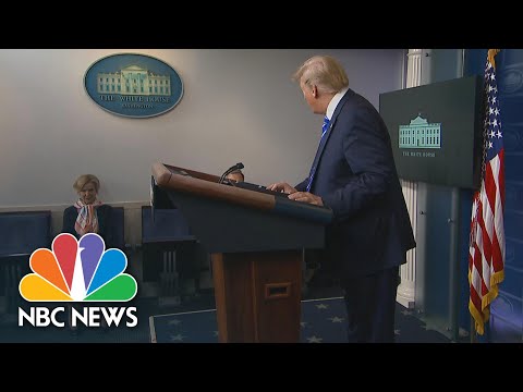 Youtube: Dr. Birx Reacts As Trump Suggests ‘Injection’ Of Disinfectant To Beat Coronavirus | NBC News NOW