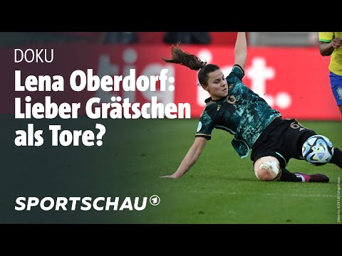 Youtube: Lena Oberdorf: Lieber Grätschen als Tore? I Sportschau