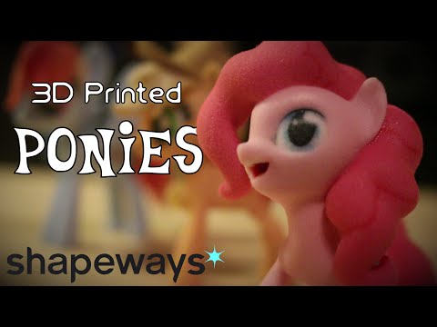 Youtube: 3D Printed Ponies from Shapeways