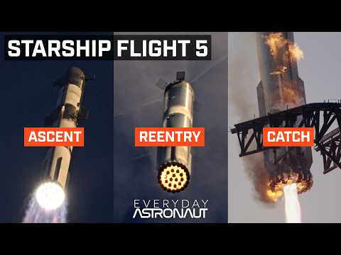 Youtube: Starship Launch and Booster Catch Super Cut #ift5