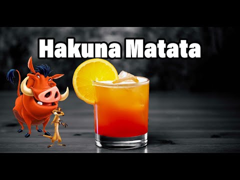 Youtube: Make the Perfect Hakuna Matata Cocktail | Booze On The Rocks